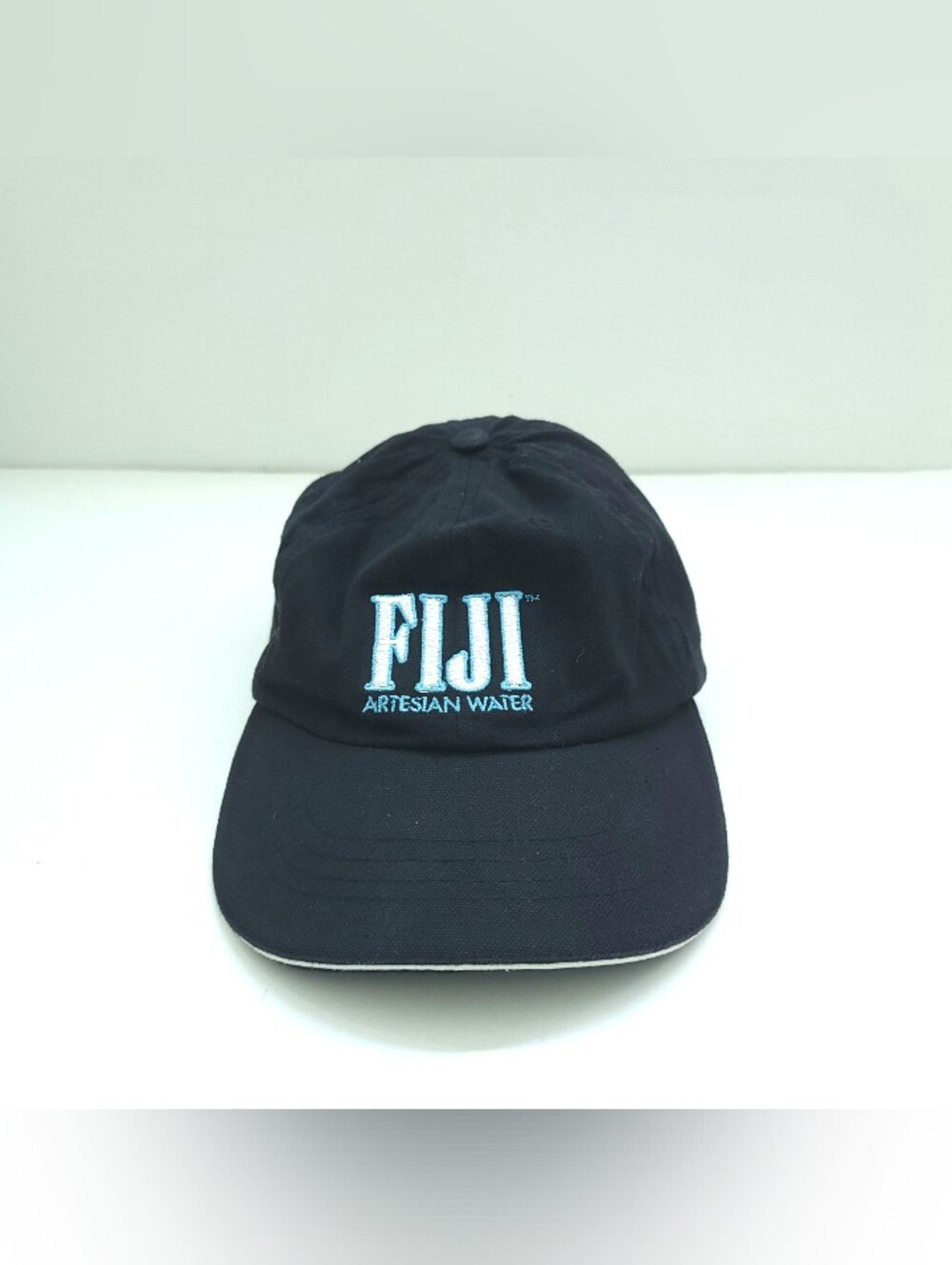 Vintage Fiji Artesian Water Hat Cap Fiji Label Strap Back Rare